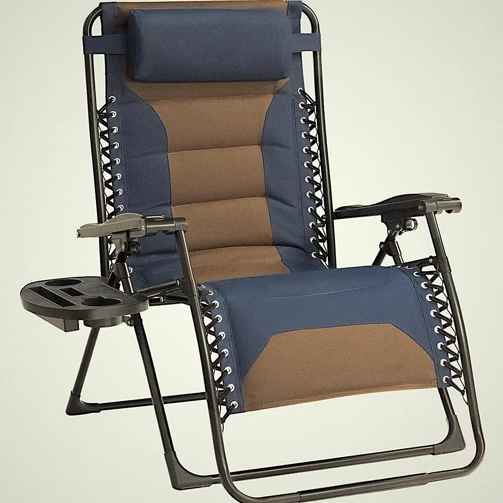 Foristrail Zero Gravity Chair Oversized Padded Recliner with Adjustable Headr...