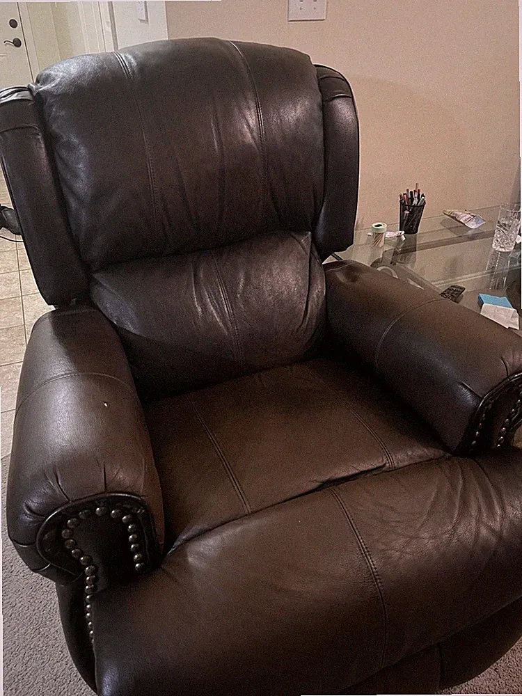 Genuine leather recliners 2 set