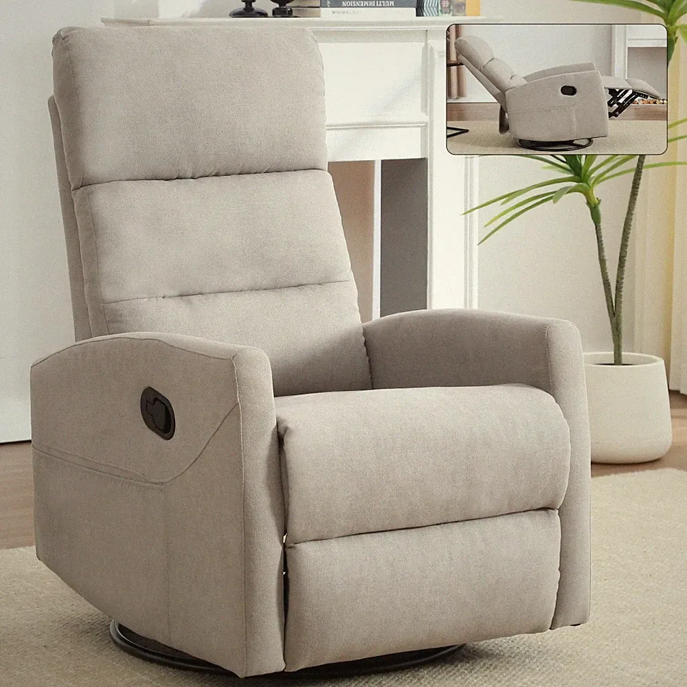 Manual rocking chair with rocker and rotating function, adjustable angle