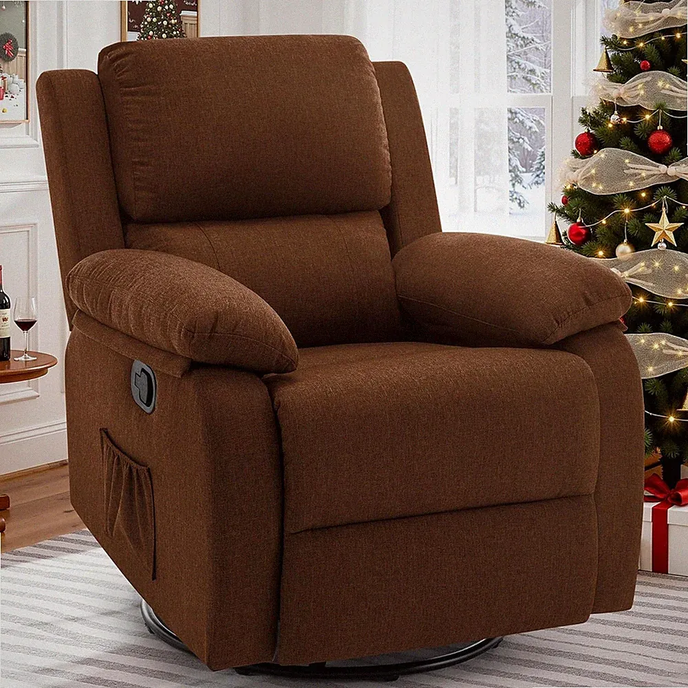 Recliner Chair 360 Swivel Rocker Chair for Adults Small Rocking Recliner fo...