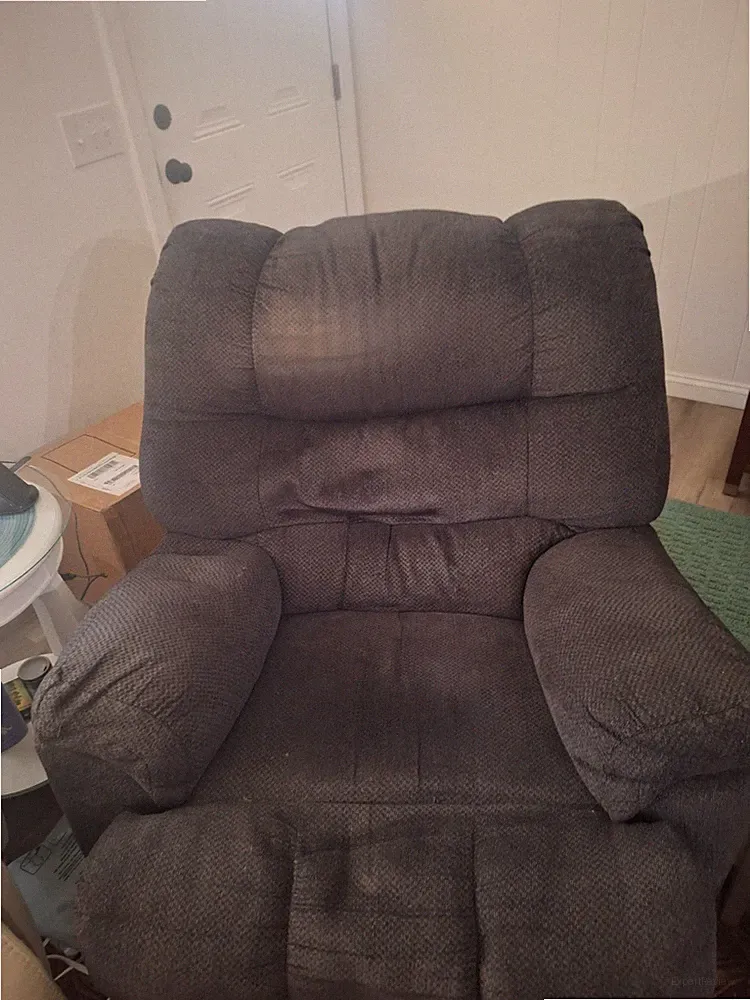TWO USED NAVY MANUAL RECLINERS WITH WOOD HANDLES. STILL IN VERY GOOD CONDITION .